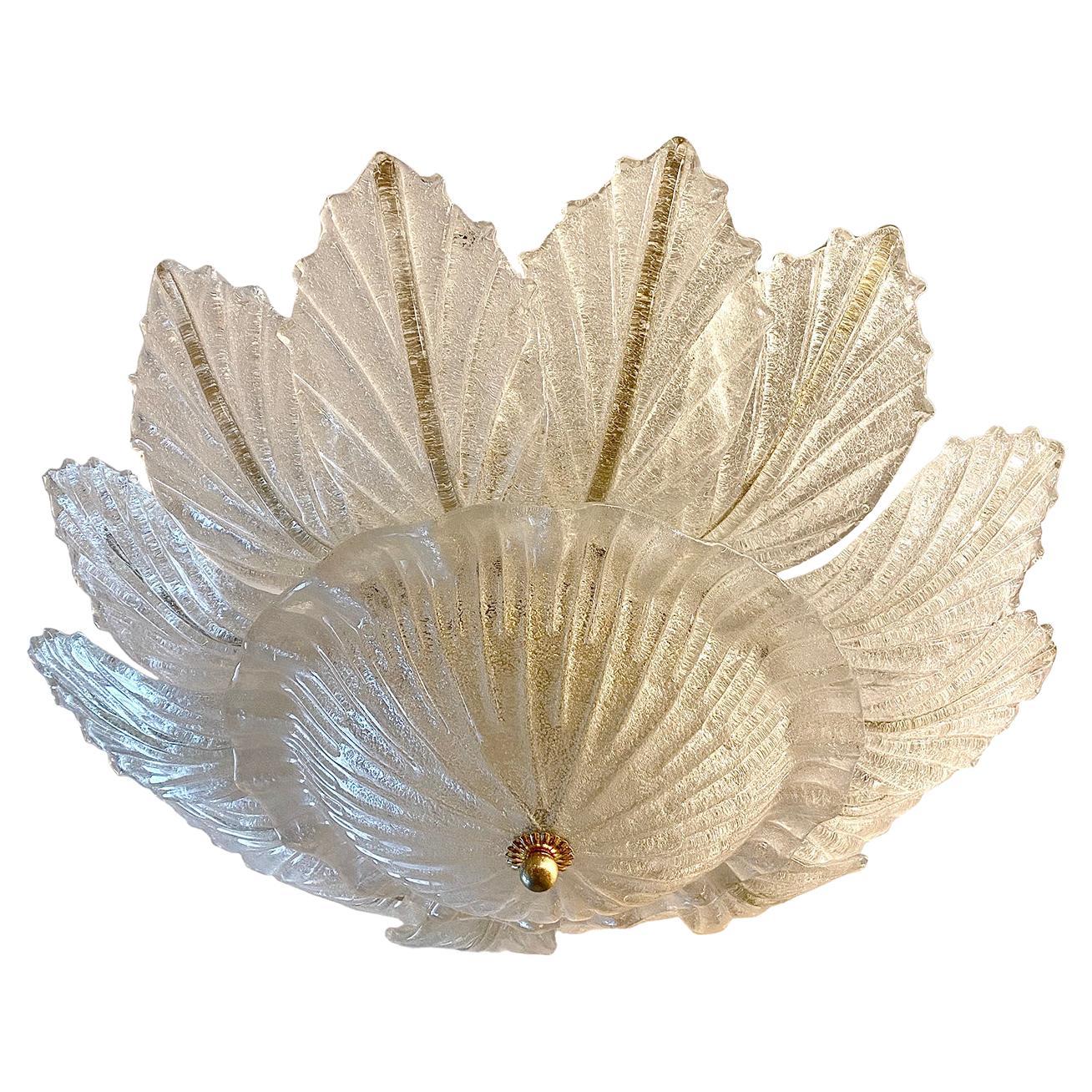 Square Molded Glass Light Fixture For Sale at 1stDibs