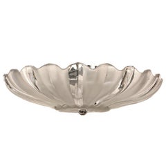 Molded Glass Semi Flush Fixture