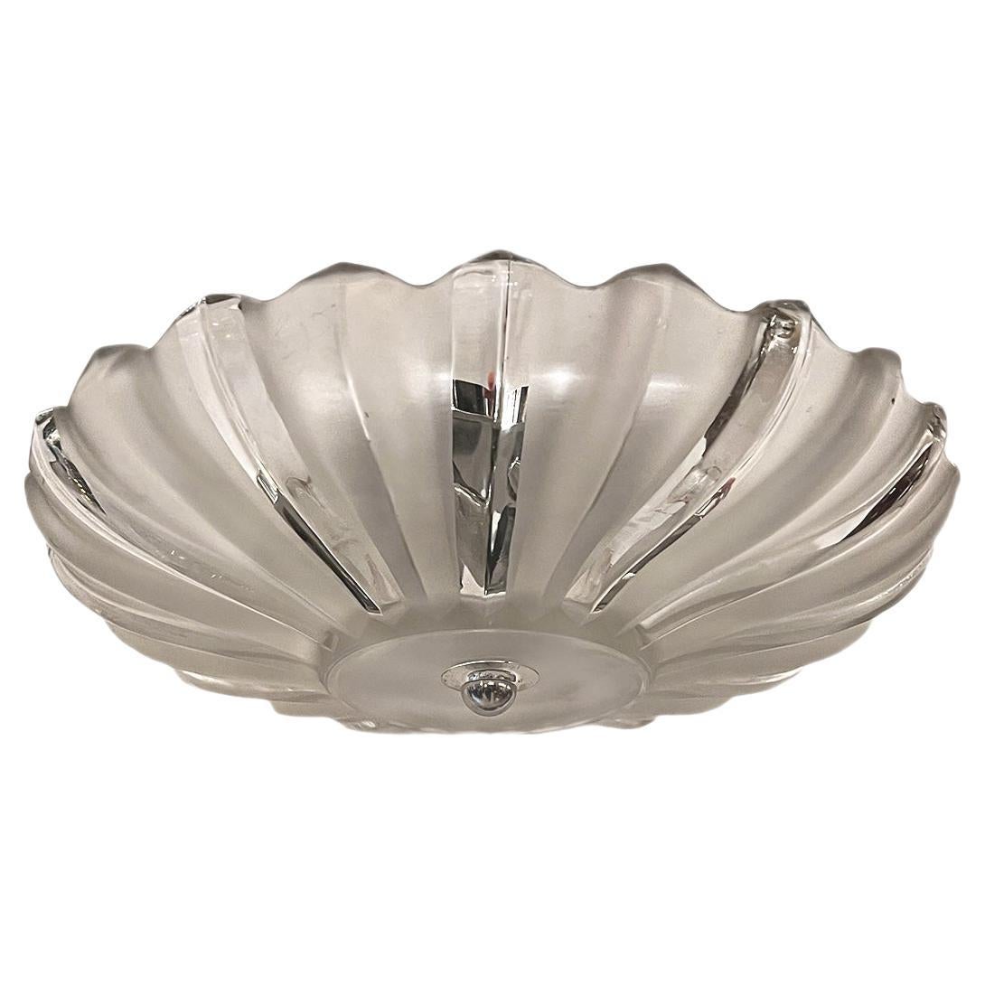 Molded Glass Semi Flush Fixture