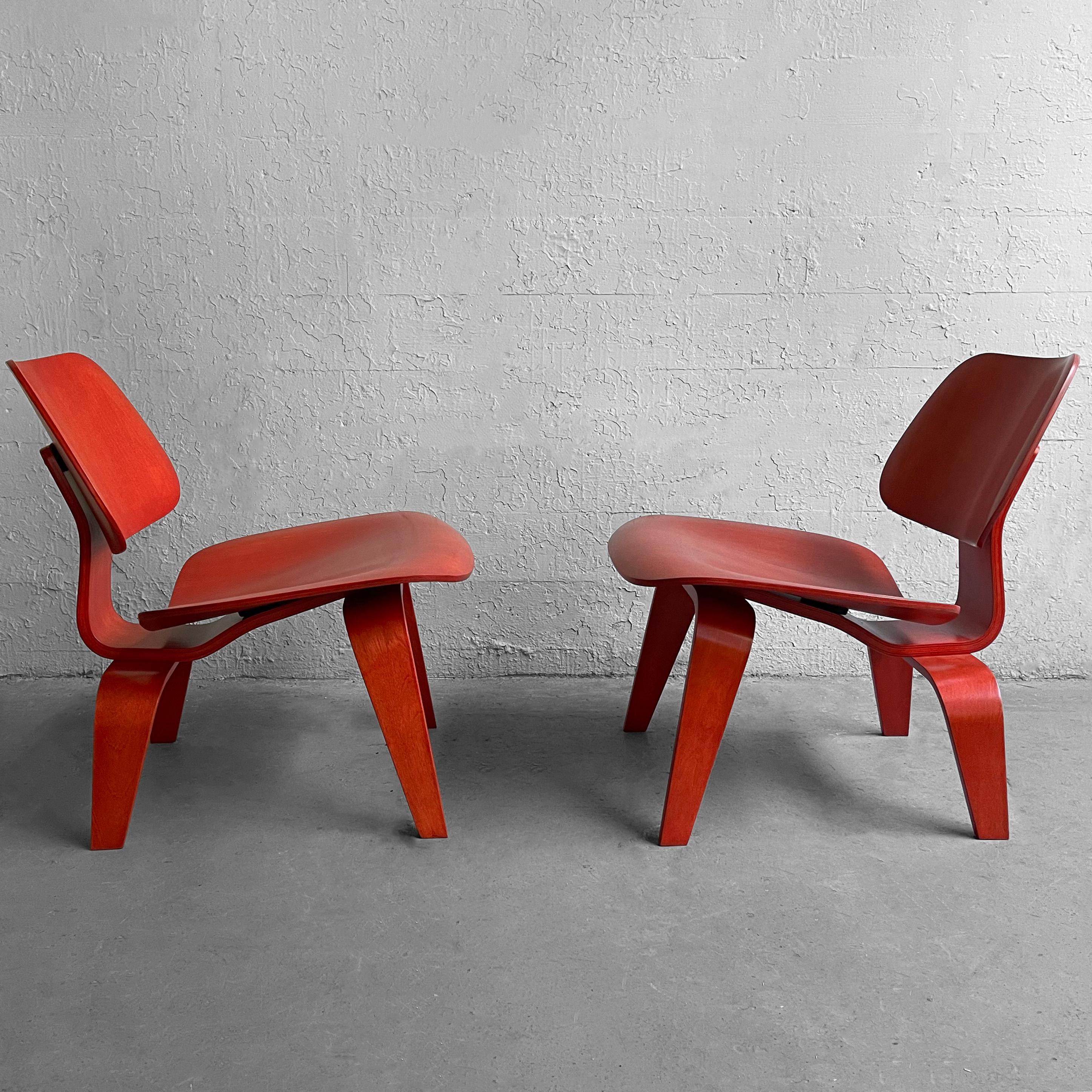 American Molded Ply LCW Lounge Chairs By Charles And Ray Eames