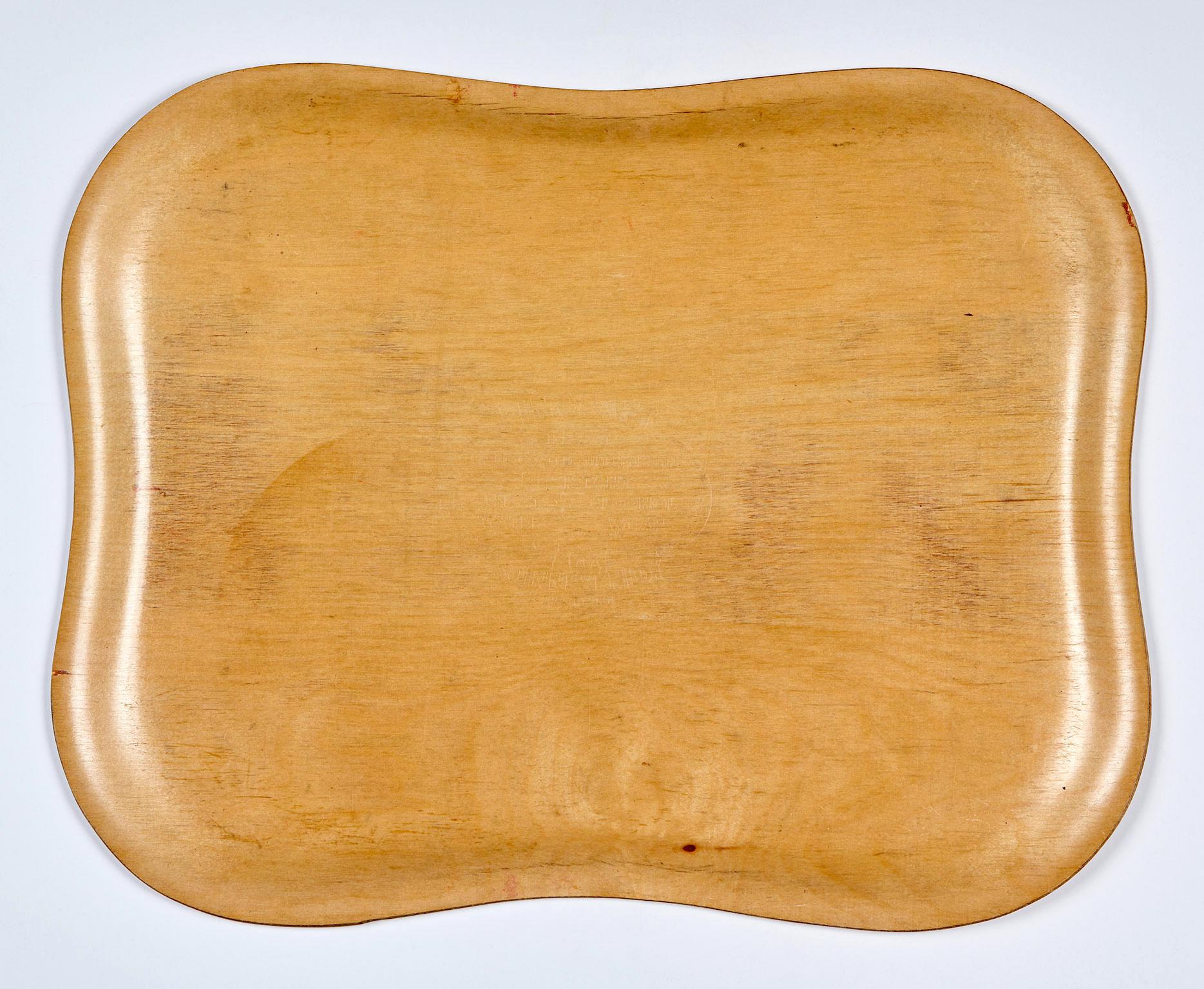 Scandinavian Modern Molded Plywood Trays by Tapio Wirkkala For Sale