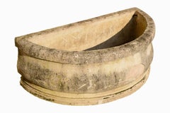 Molded Stone Basin Fountain, 19th Century