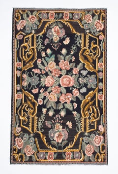 Moldovan Floral Kilim, Mid 20th C