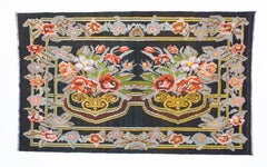 Moldovan Floral Kilim, Mid 20th C.