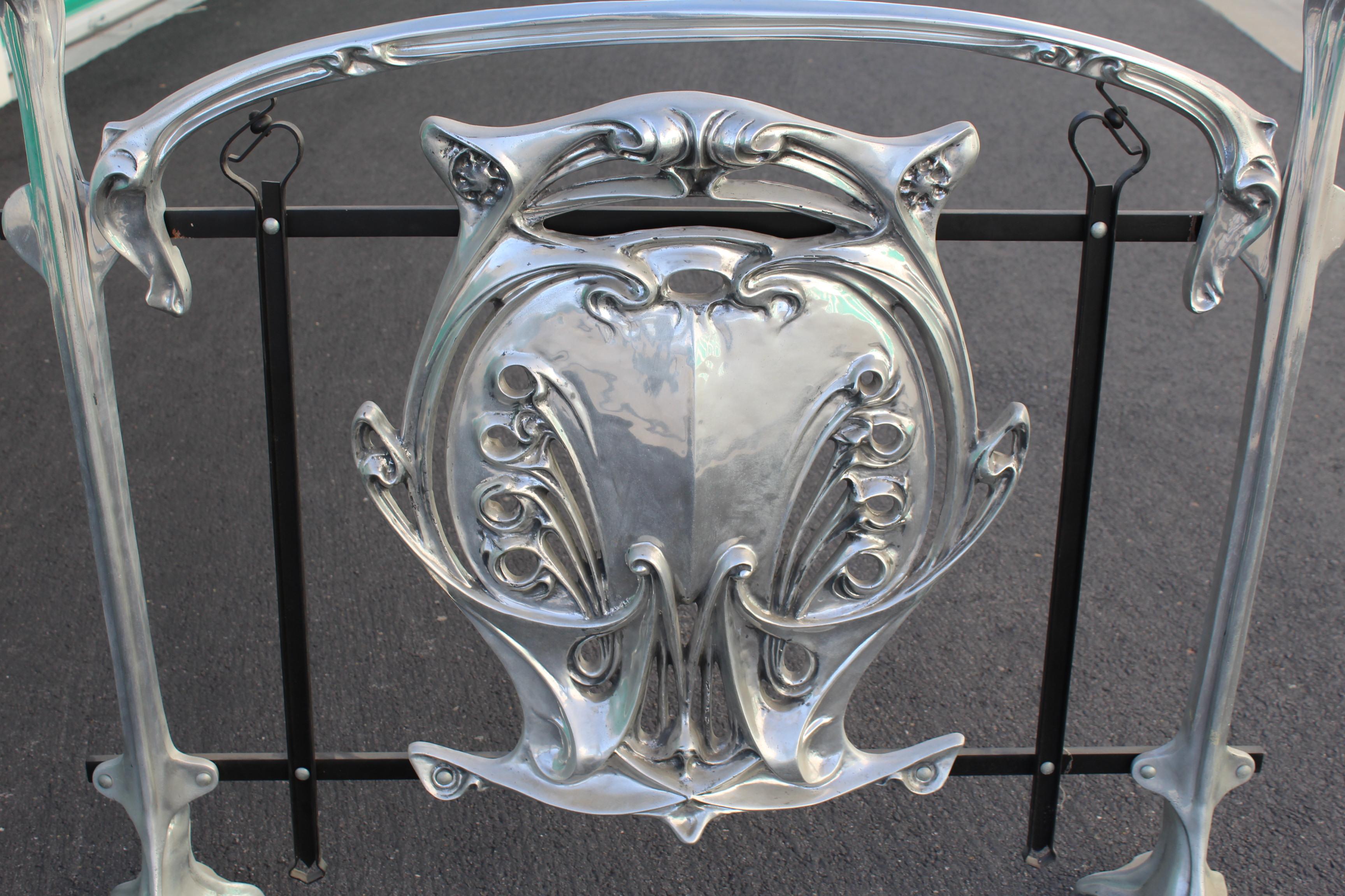 Molds, Castings Fire Screen Hector Guimard For Sale 4