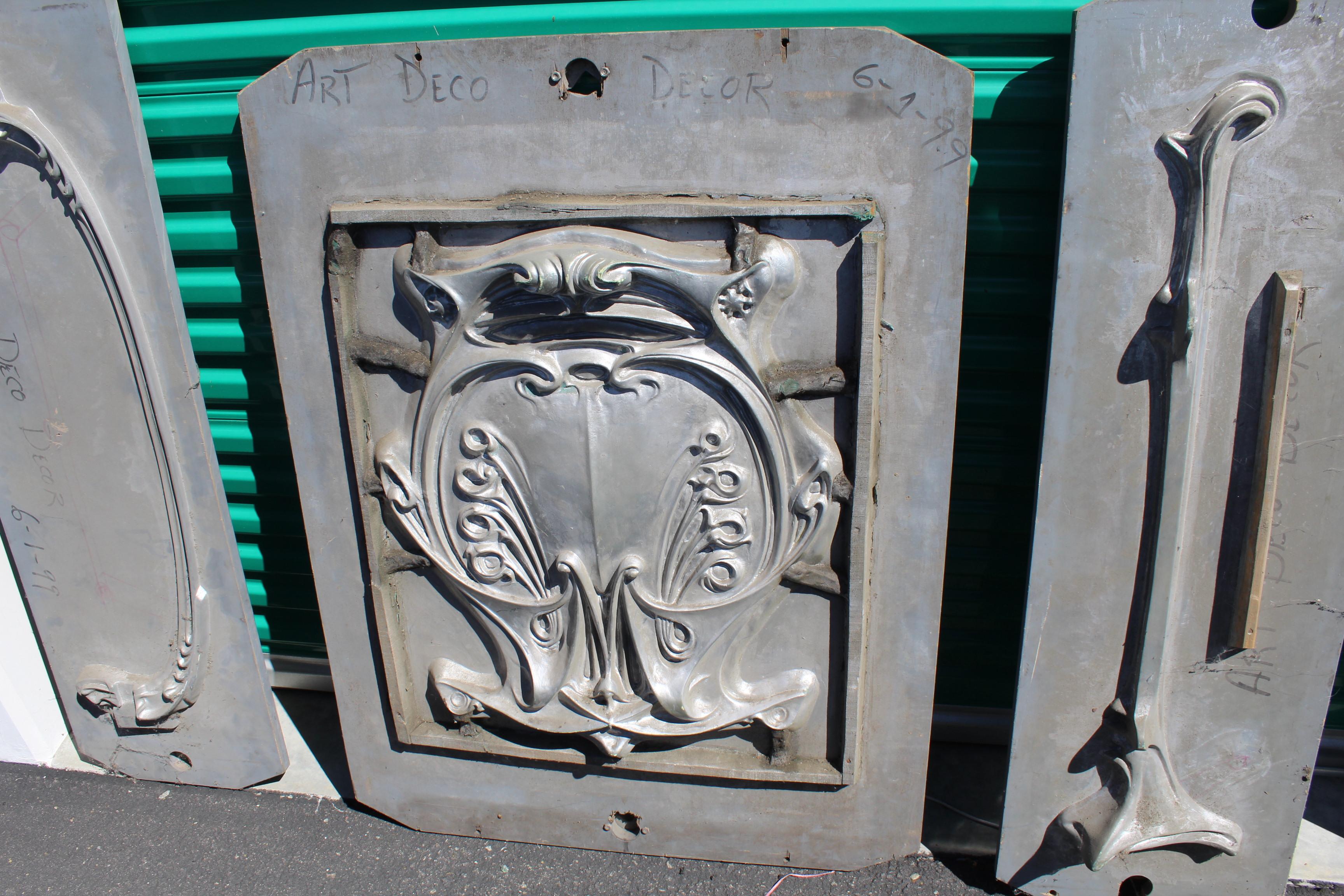Molds, Castings Fire Screen Hector Guimard For Sale 1