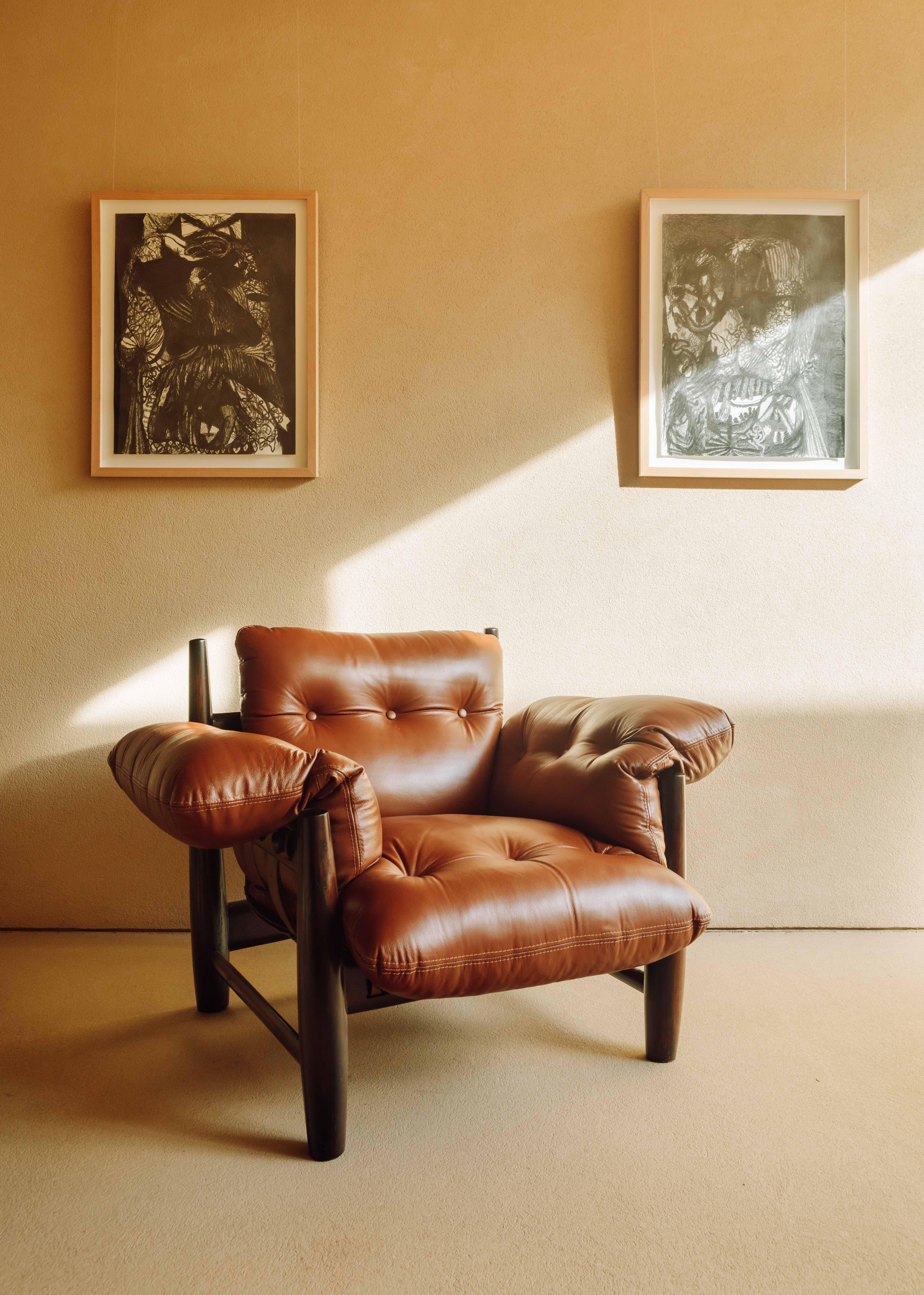 Mole armchair
By Sergio Rodrigues 1961

Rodrigues' most iconic piece, the 'Mole' armchair (meaning 