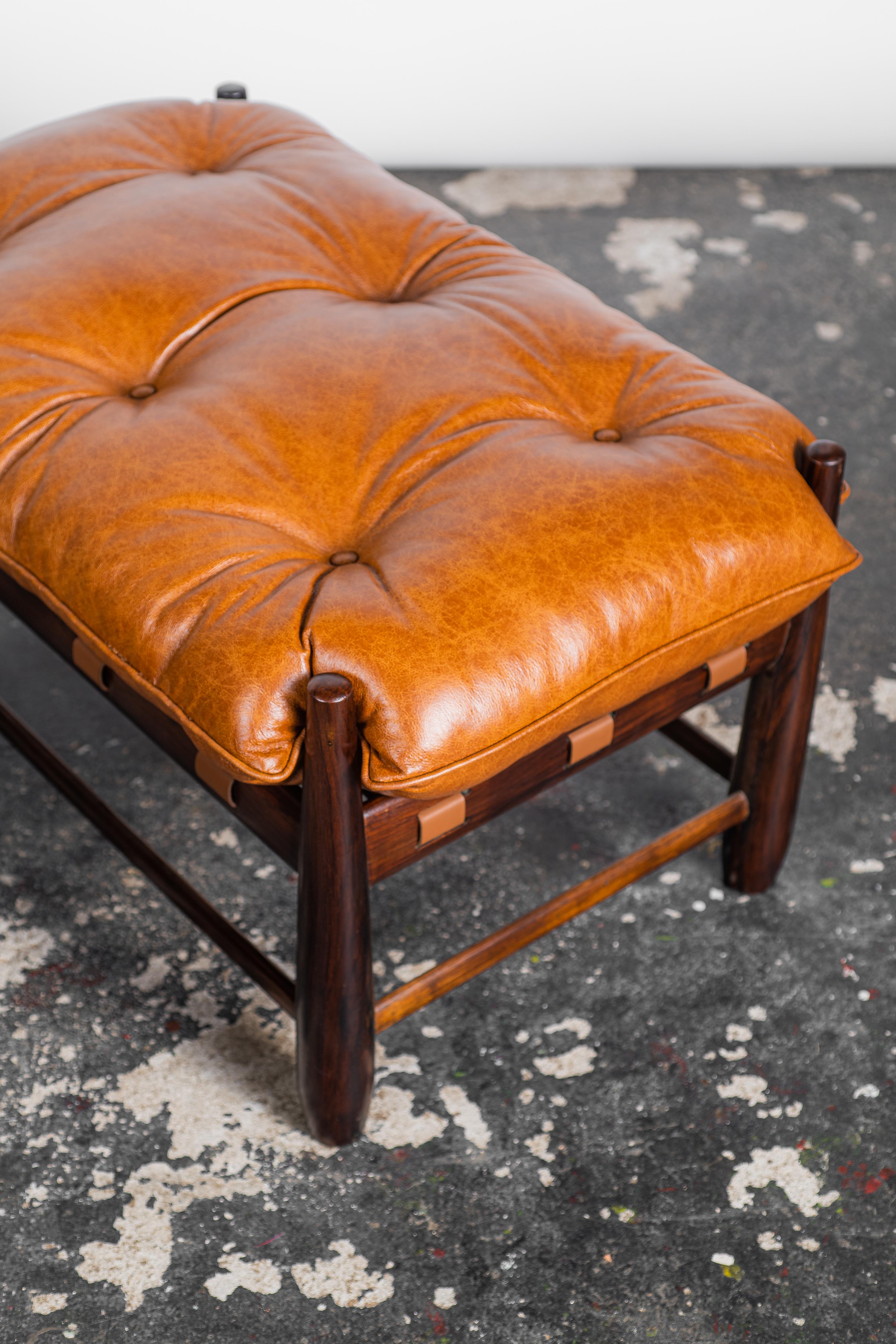 Mole Armchair with Ottoman by Sergio Rodrigues, Mid-Century Modern-Vintage 1957 In Good Condition In Houston, TX