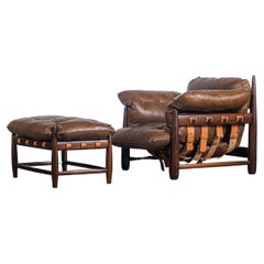 Mole Armchair with Ottoman by Sergio Rodrigues, Mid-Century Modern-Used 1957