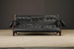 Sofá 'Mole' de palisandro brasileño de Sergio Rodrigues para OCA Brazil, años 60, Firmado