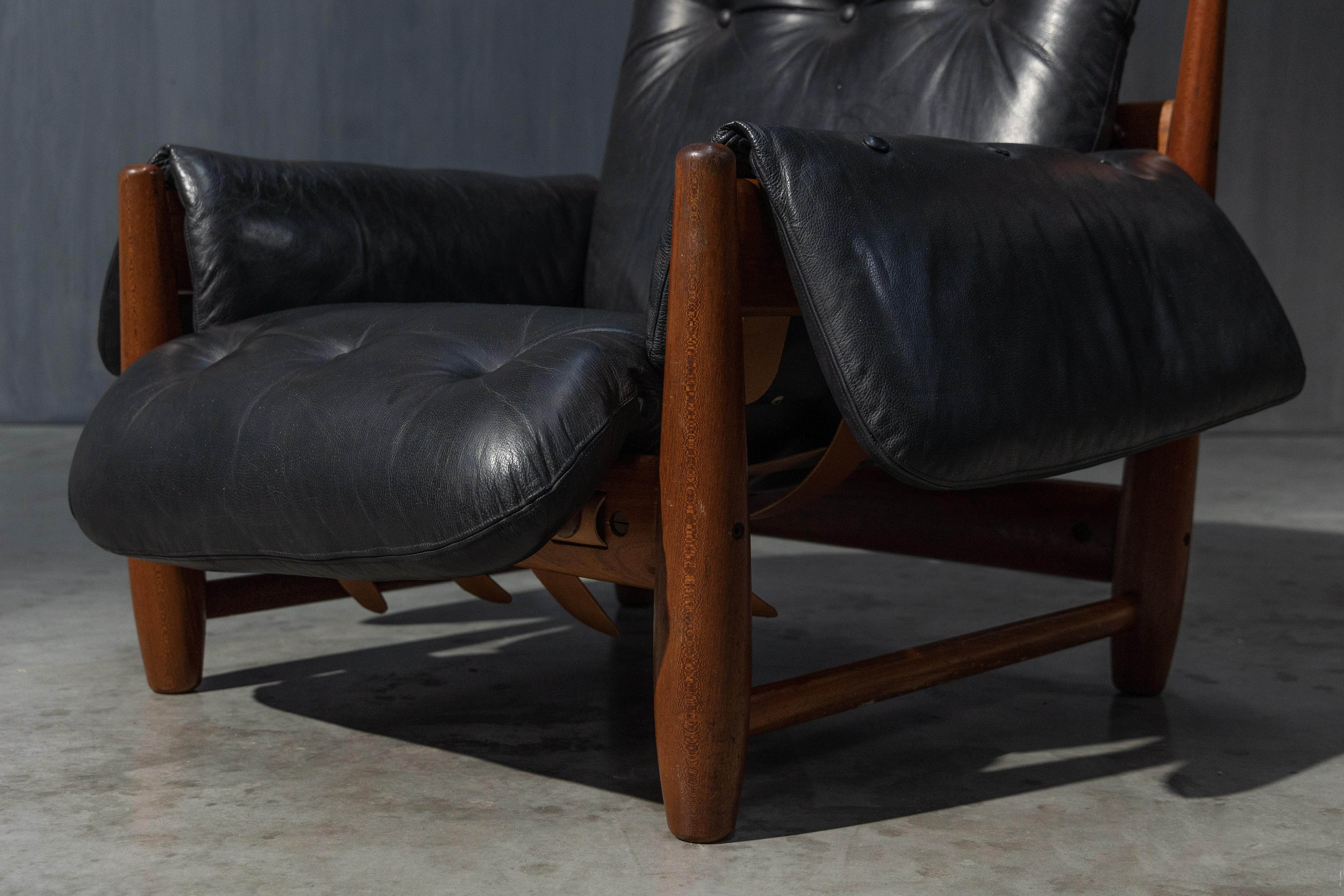 Mid-Century Modern 'Mole' Lounge Chairs by Sergio Rodrigues, Brazil, 1950s For Sale