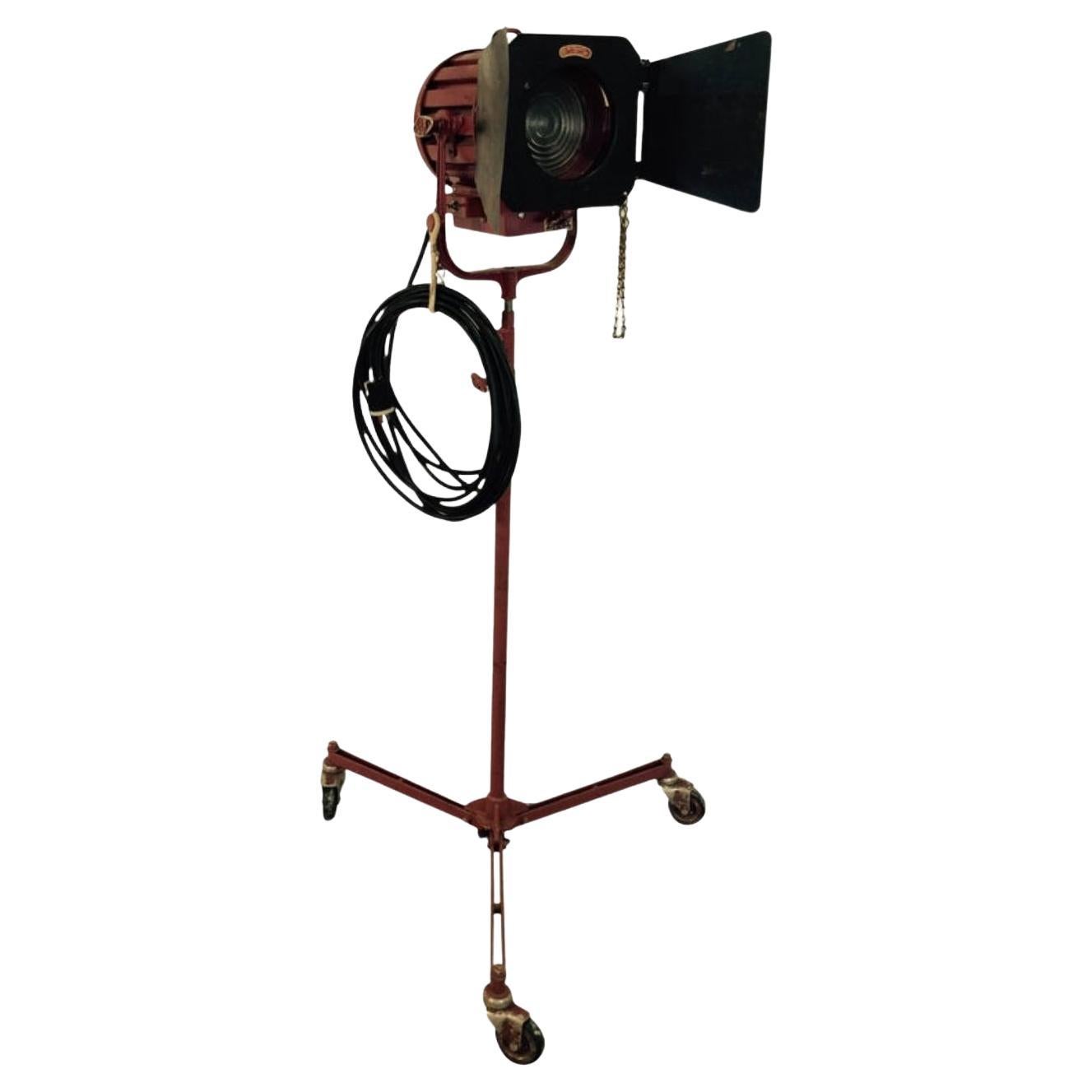 Mole Richardson Vintage Hollywood Studio Light with Stand