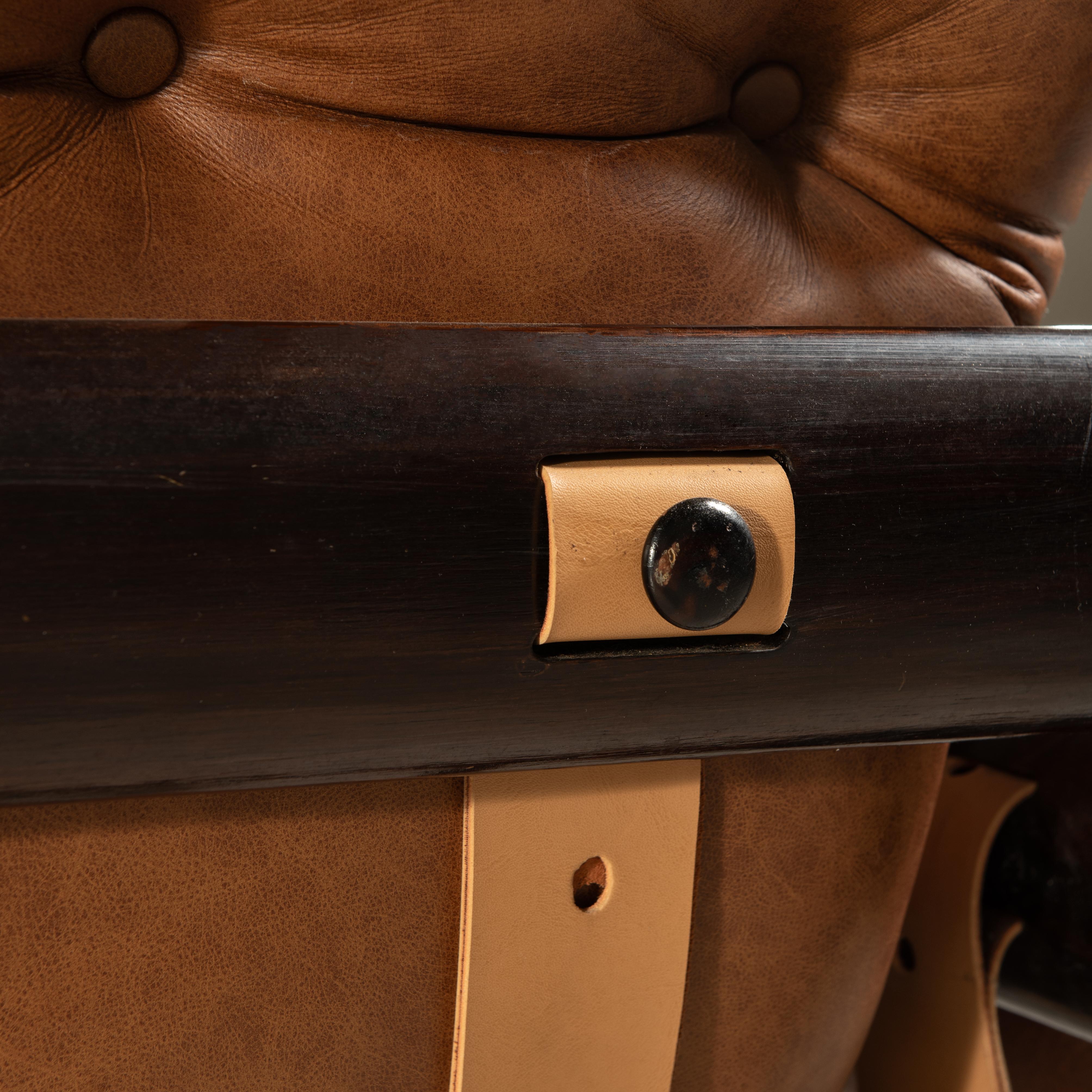 Sofa „Mole“ aus Leder, Sergio Rodrigues, Brasilien, Moderne der Mitte des Jahrhunderts im Angebot 2
