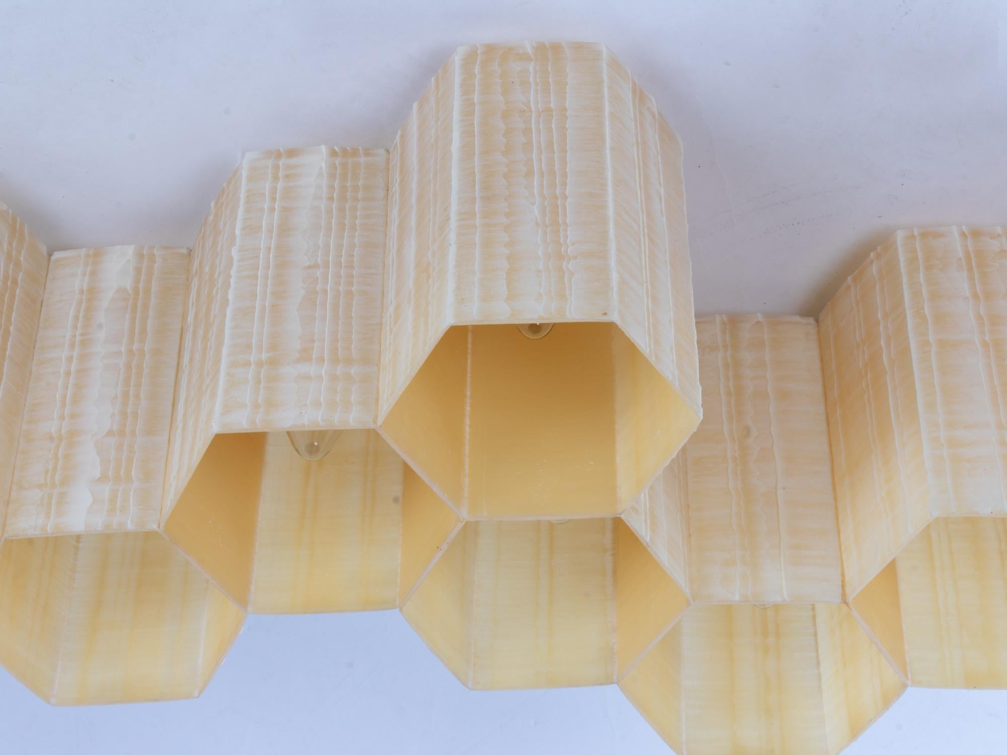honeycomb wall lights
