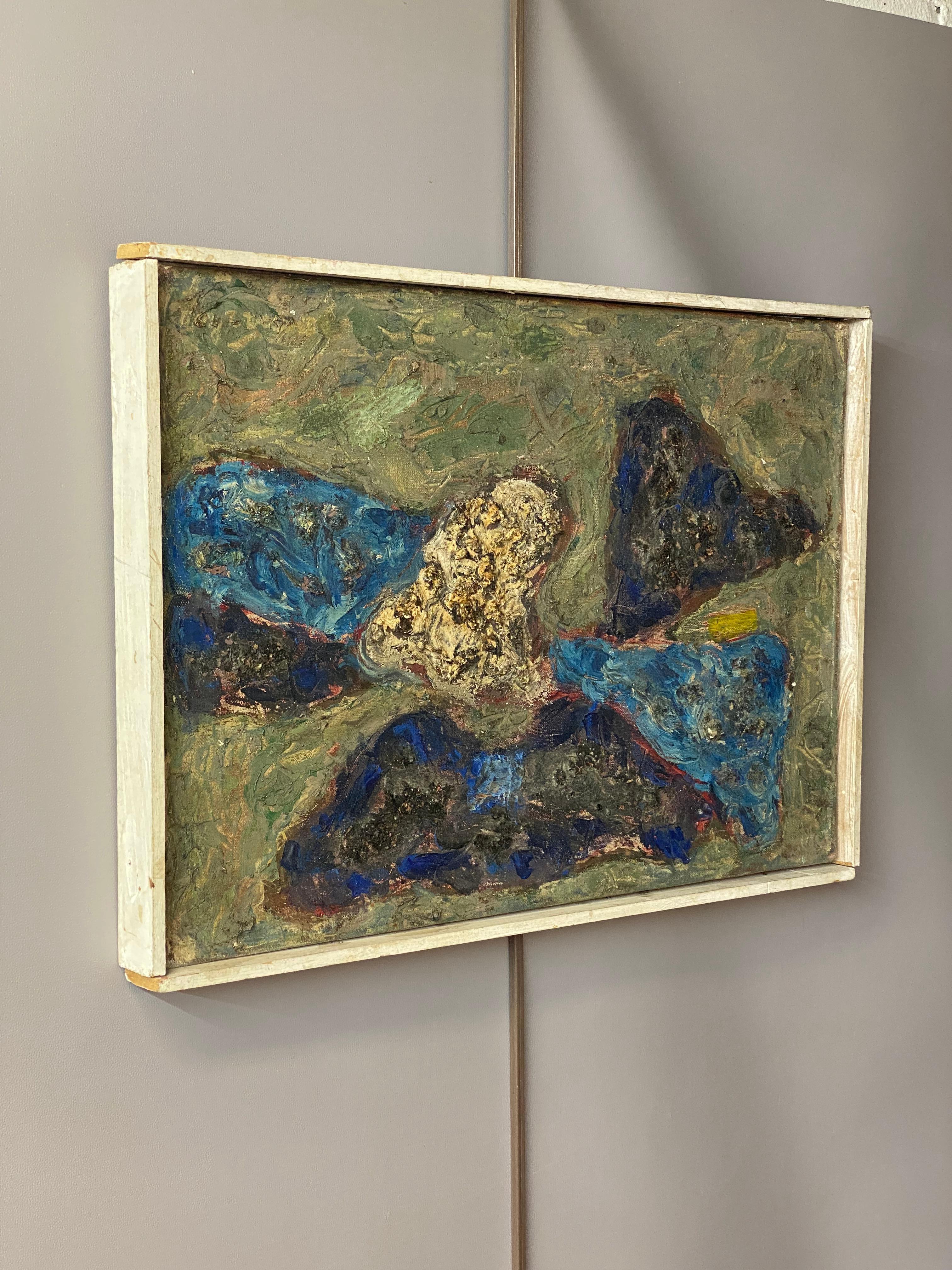 Molekulare Abstrakte Expressionistische Abstrakte Malerei (Brutalismus) im Angebot