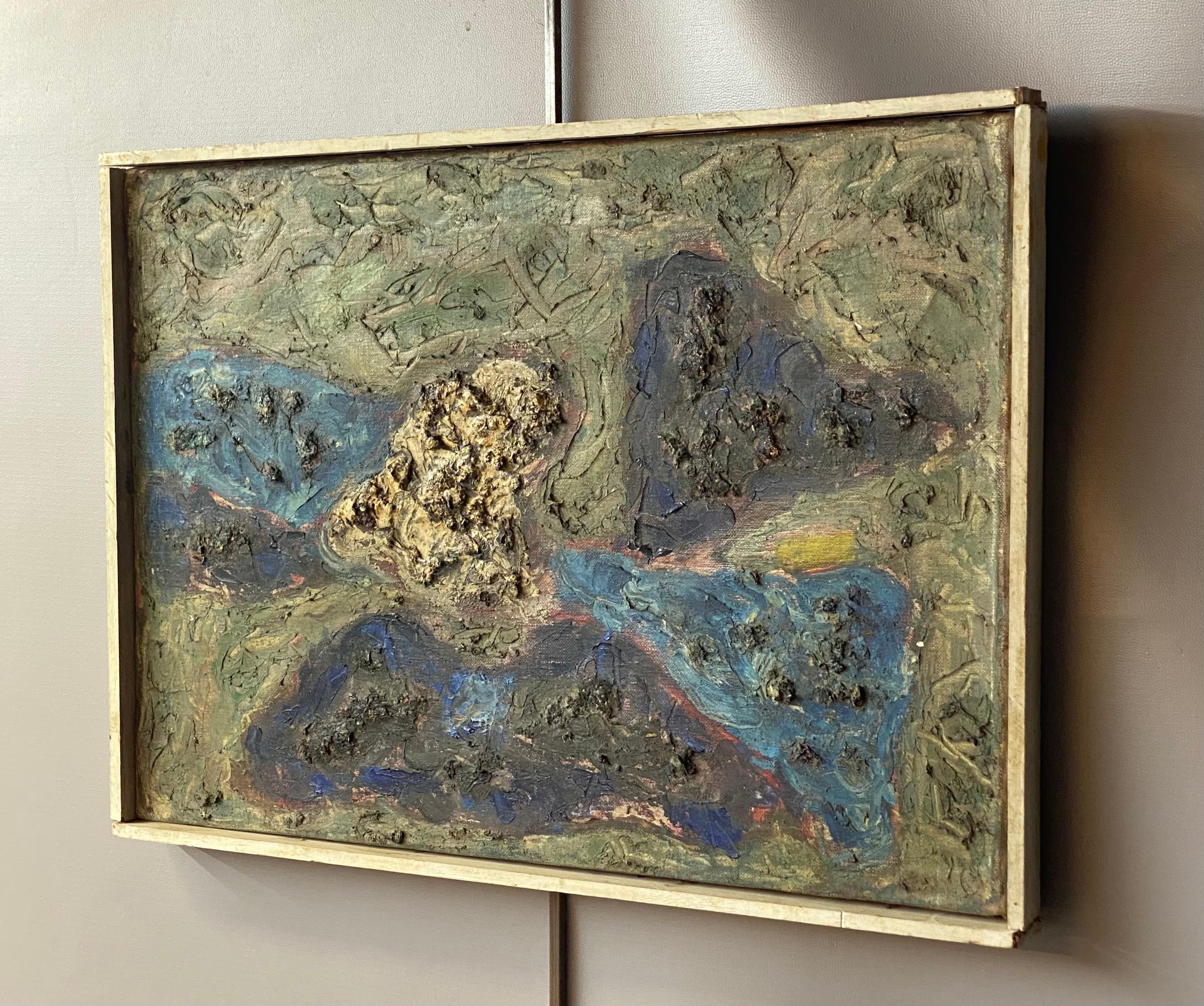 Molekulare Abstrakte Expressionistische Abstrakte Malerei (amerikanisch) im Angebot