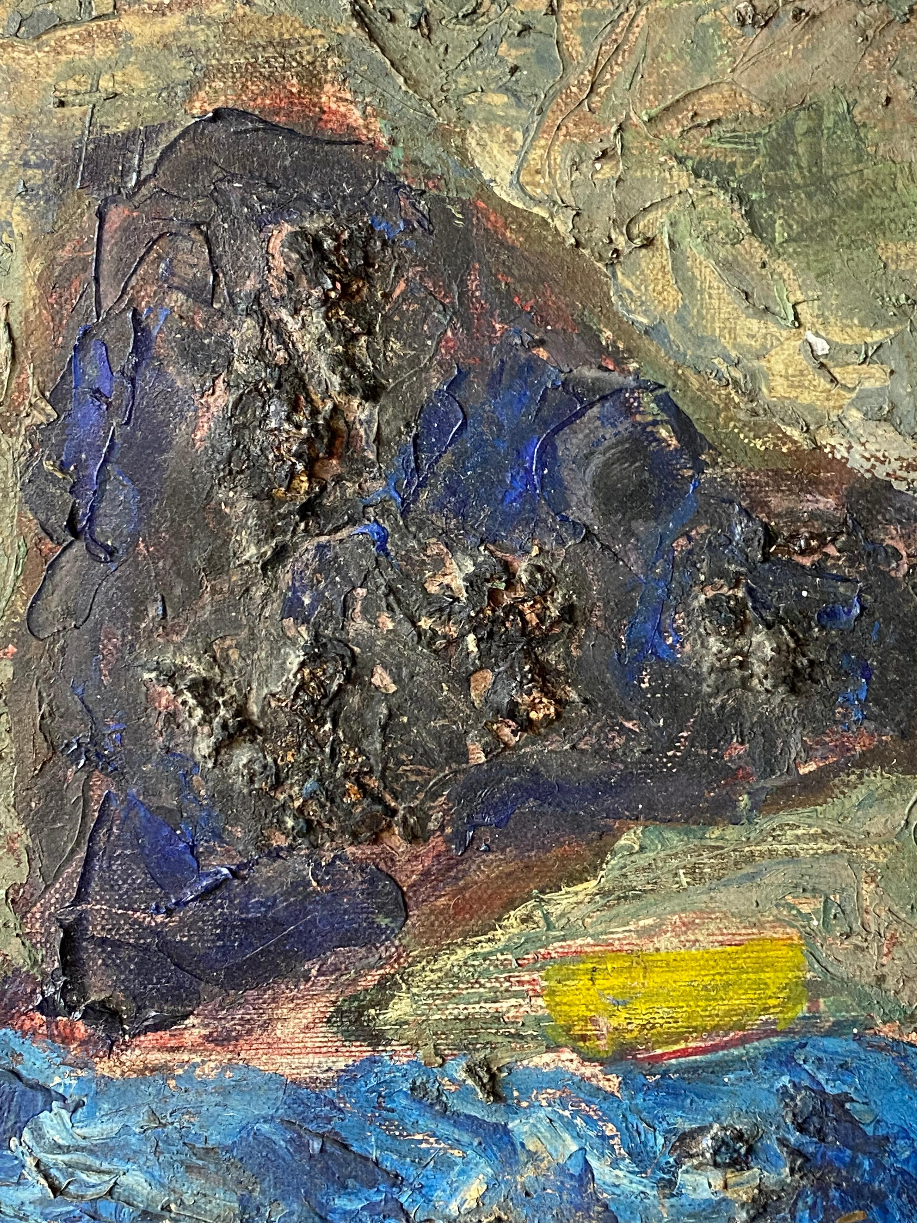 Molekulare Abstrakte Expressionistische Abstrakte Malerei im Zustand „Gut“ im Angebot in Garnerville, NY