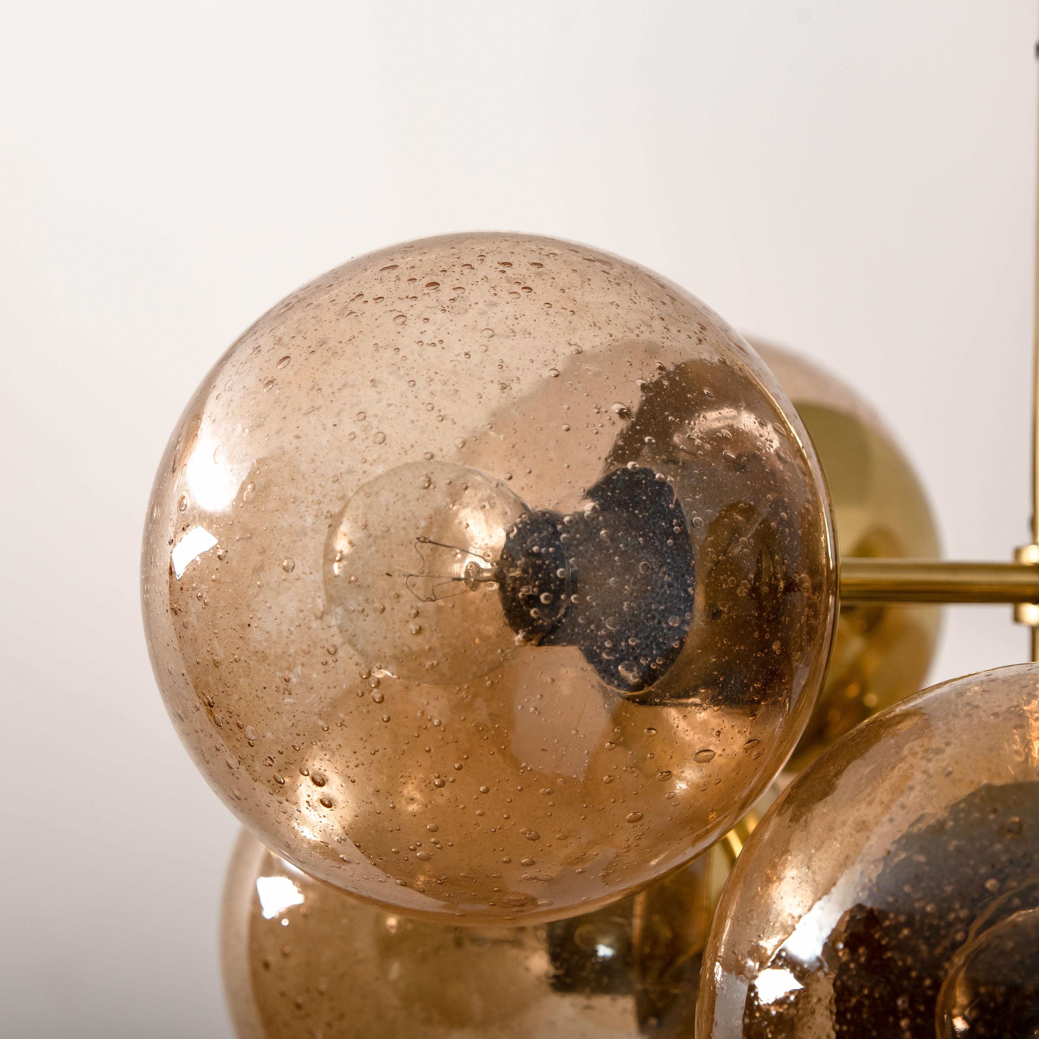chandelier with globes