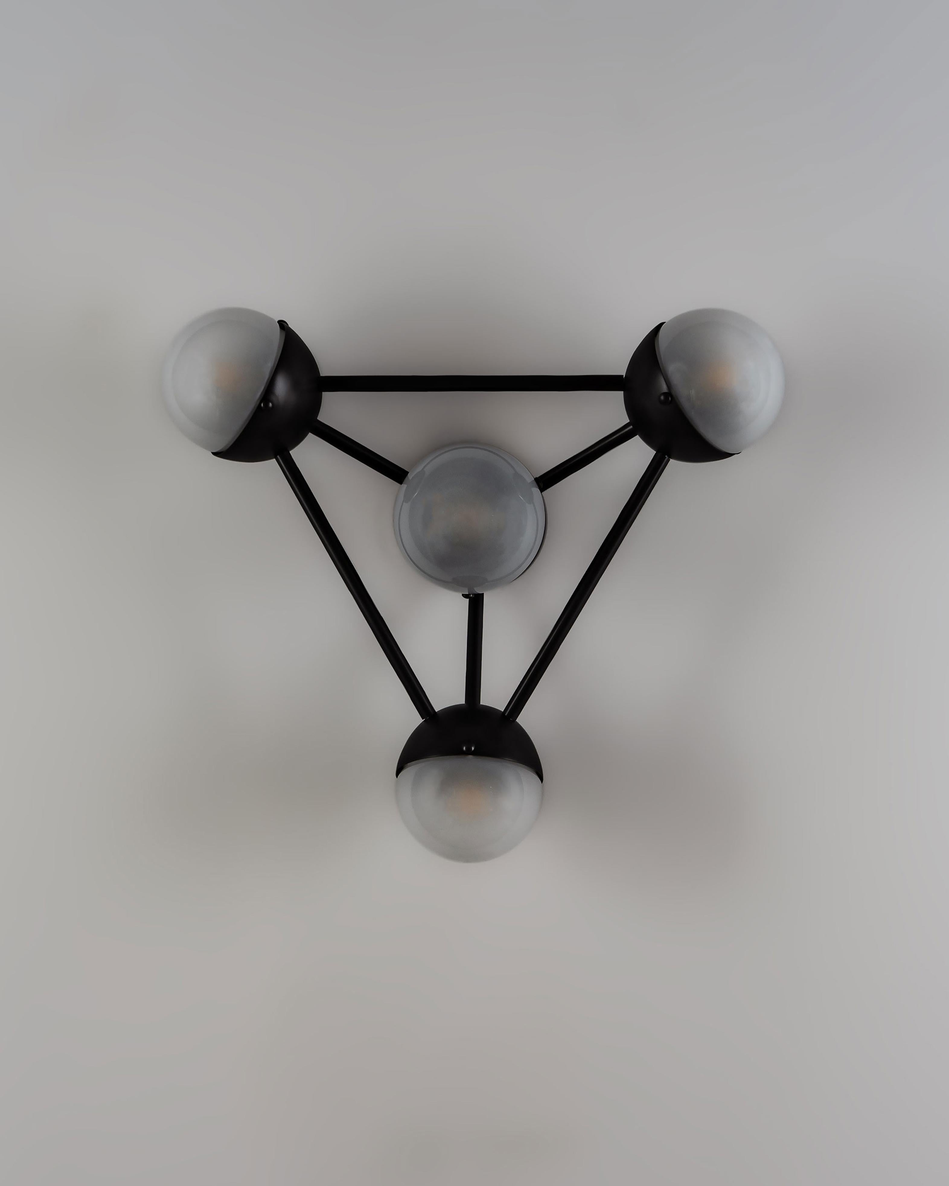 Contemporary Molecule 4 Wall Sconce by Schwung For Sale
