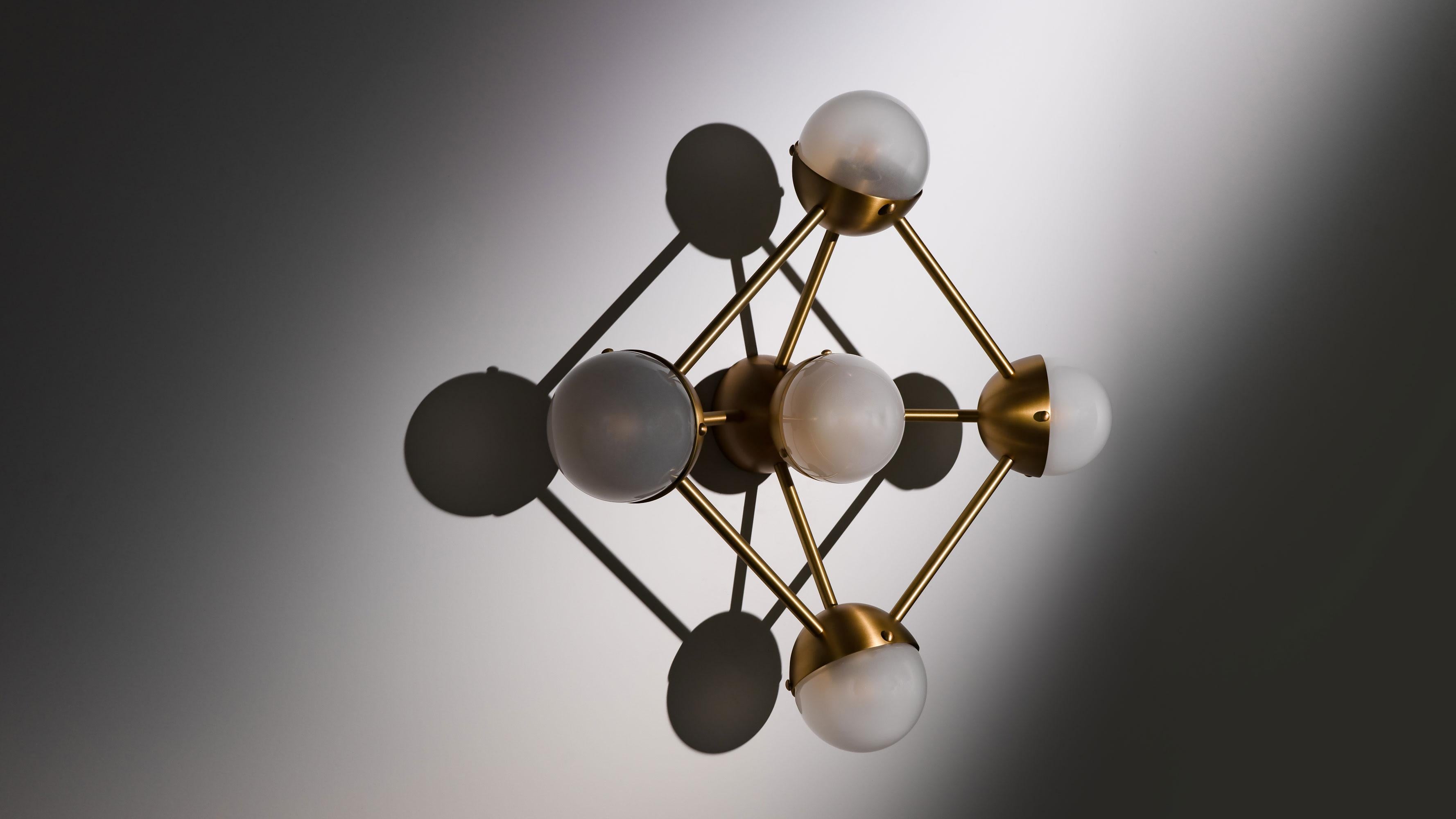 Post-Modern Molecule 5 Wall Sconce by Schwung For Sale