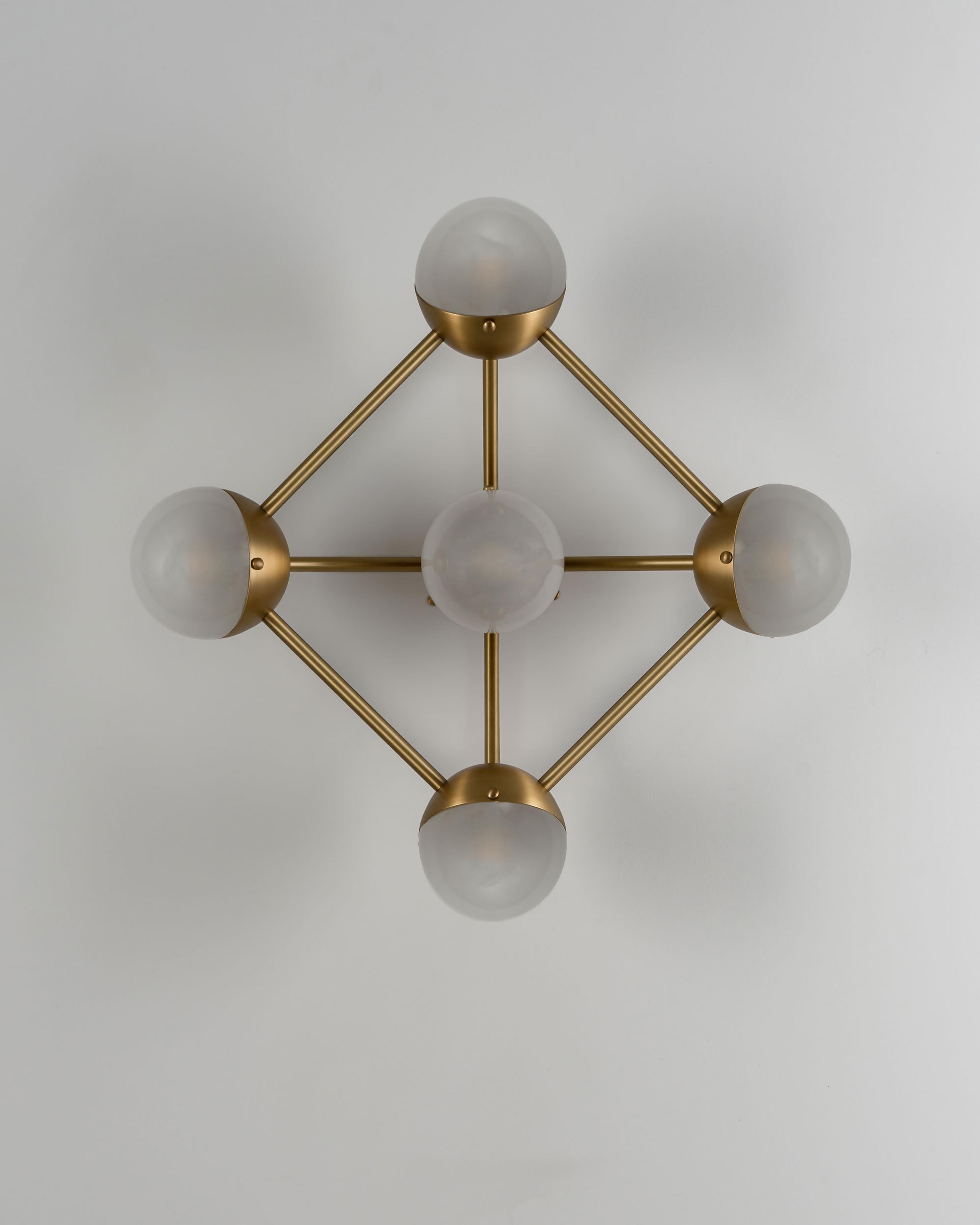 Molecule 5 Wall Sconce by Schwung In New Condition For Sale In Geneve, CH