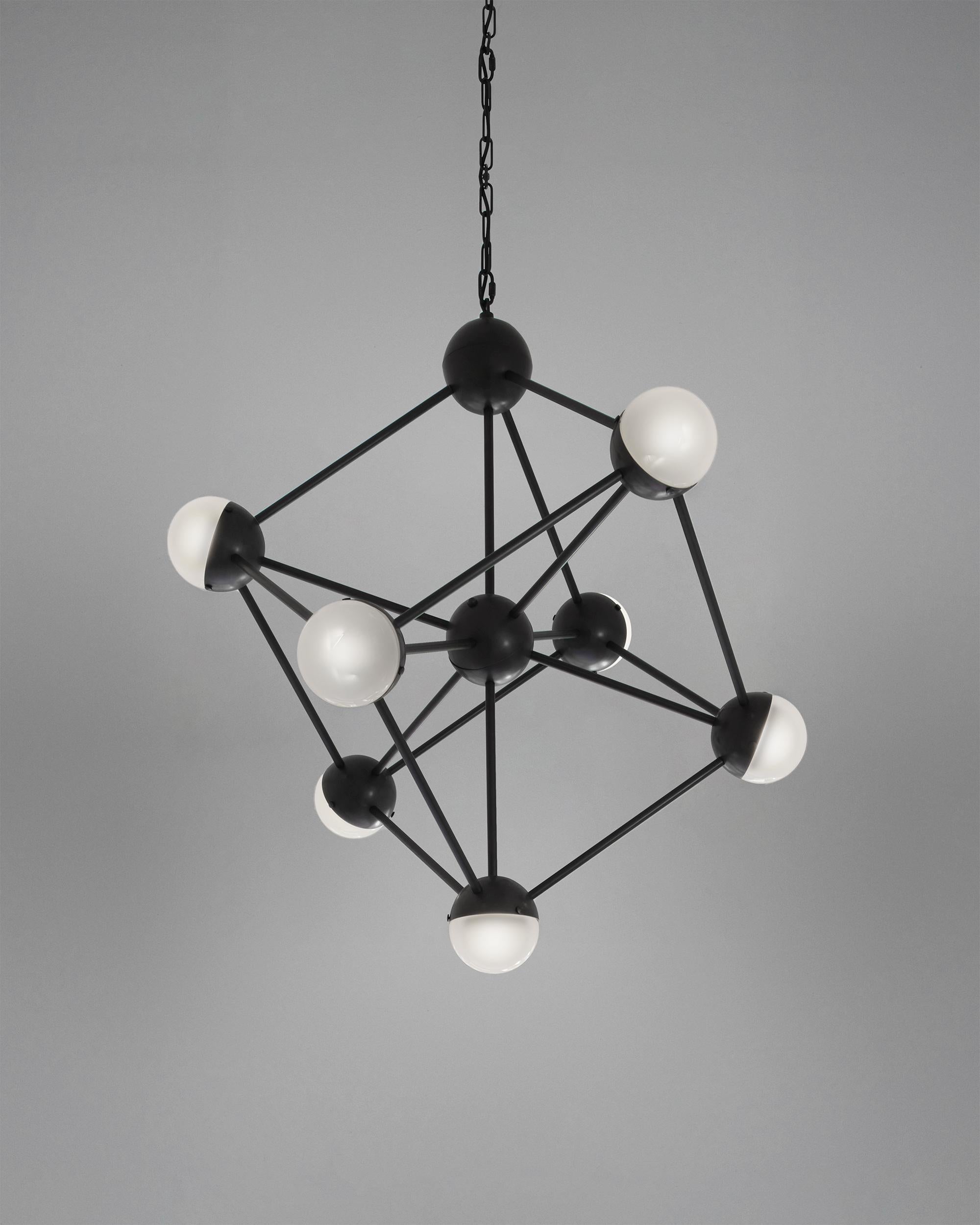 European Molecule Chandelier For Sale