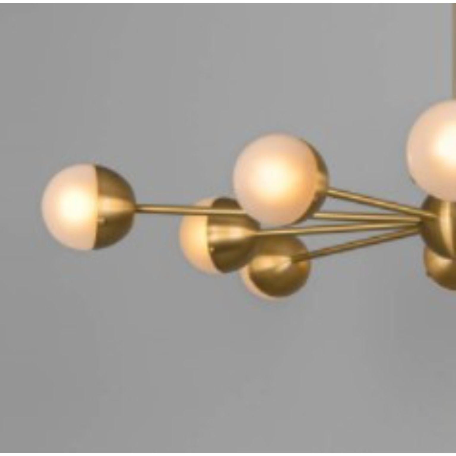 Molecule Spark Round 10 Chandelier by Schwung In New Condition For Sale In Geneve, CH