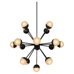 Molecule Spark Round 17 Chandelier by Schwung