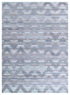 Moleskin Modern Wool and Silk Rug by Doris Leslie Blau