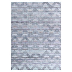 Moleskin Modern Wool and Silk Rug by Doris Leslie Blau