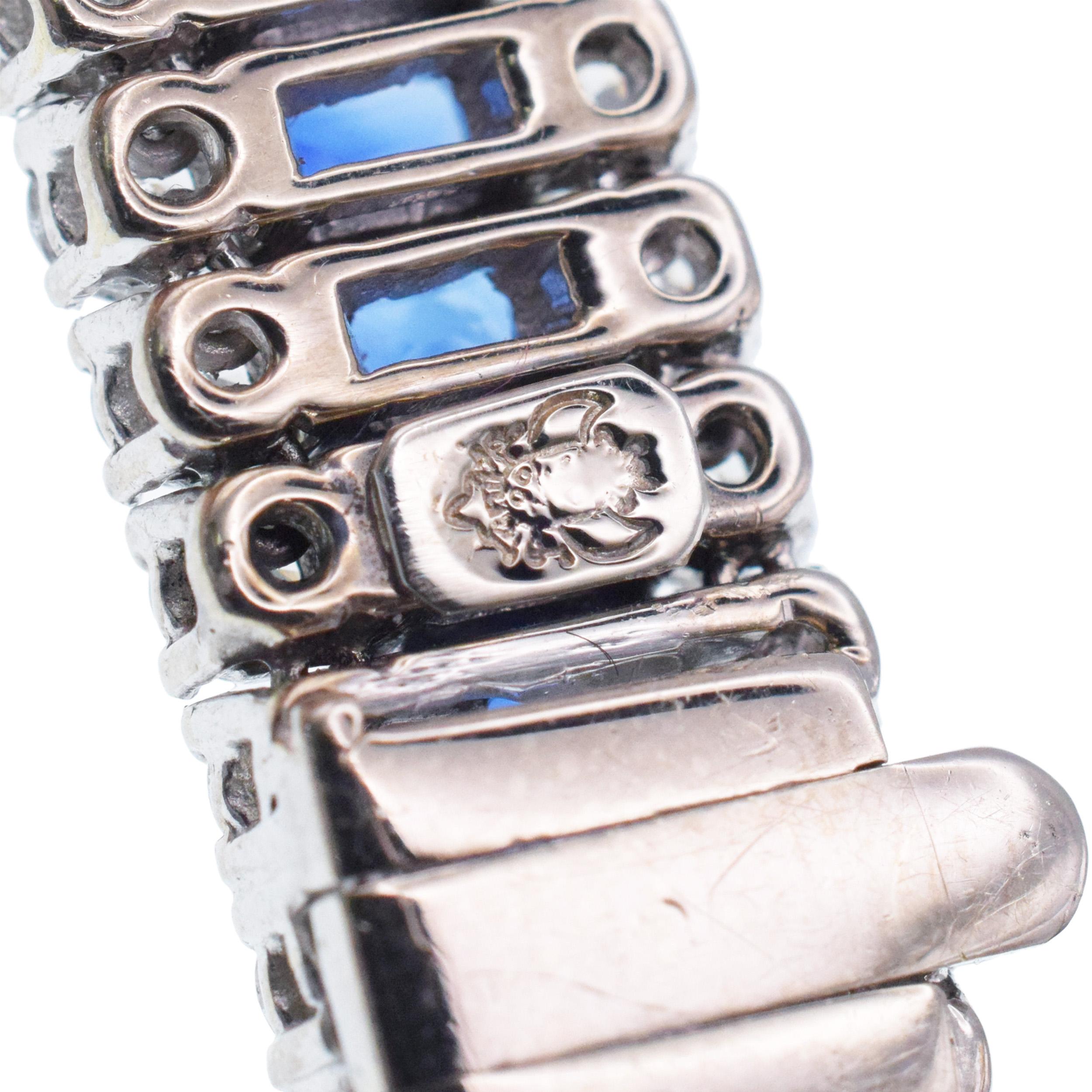 Collier MOLINA en saphirs et diamants en vente 5