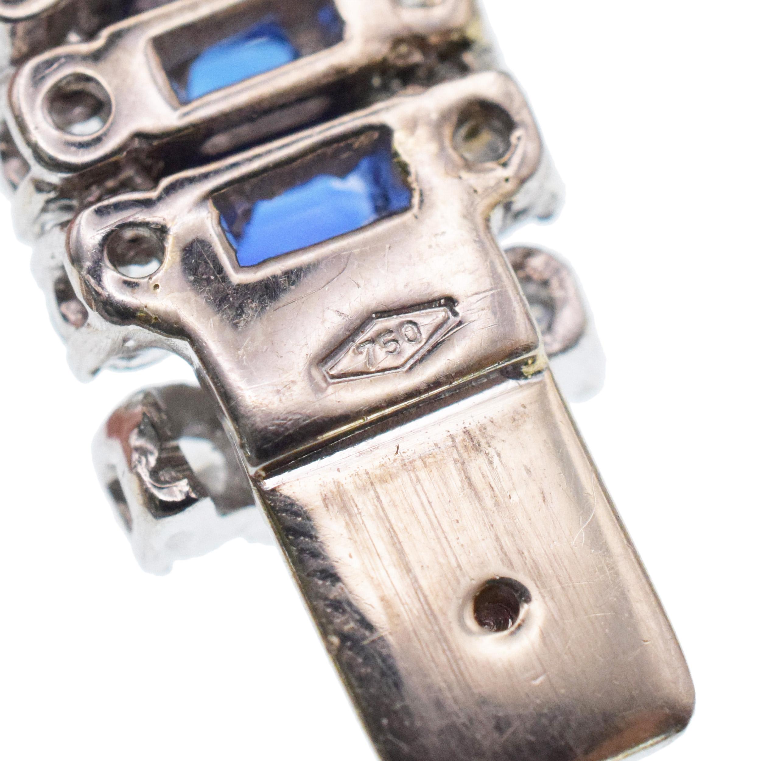 Collier MOLINA en saphirs et diamants en vente 6