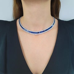 MOLINA Collar de Zafiro y Diamantes