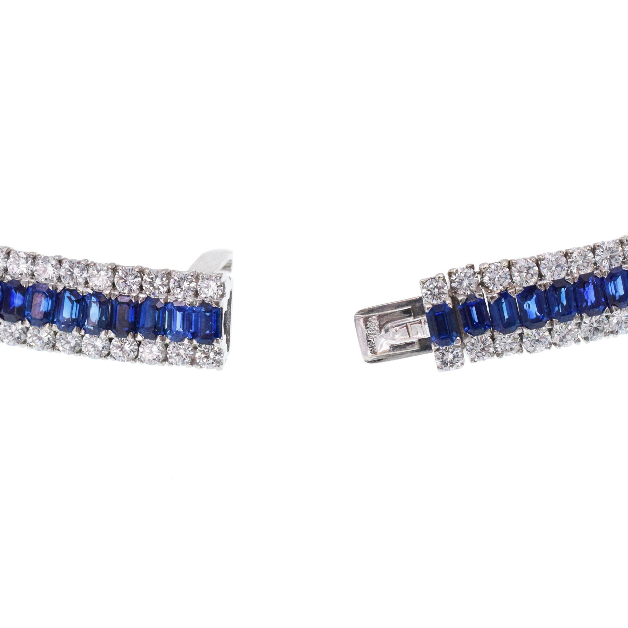 Collier MOLINA en saphirs et diamants en vente 3