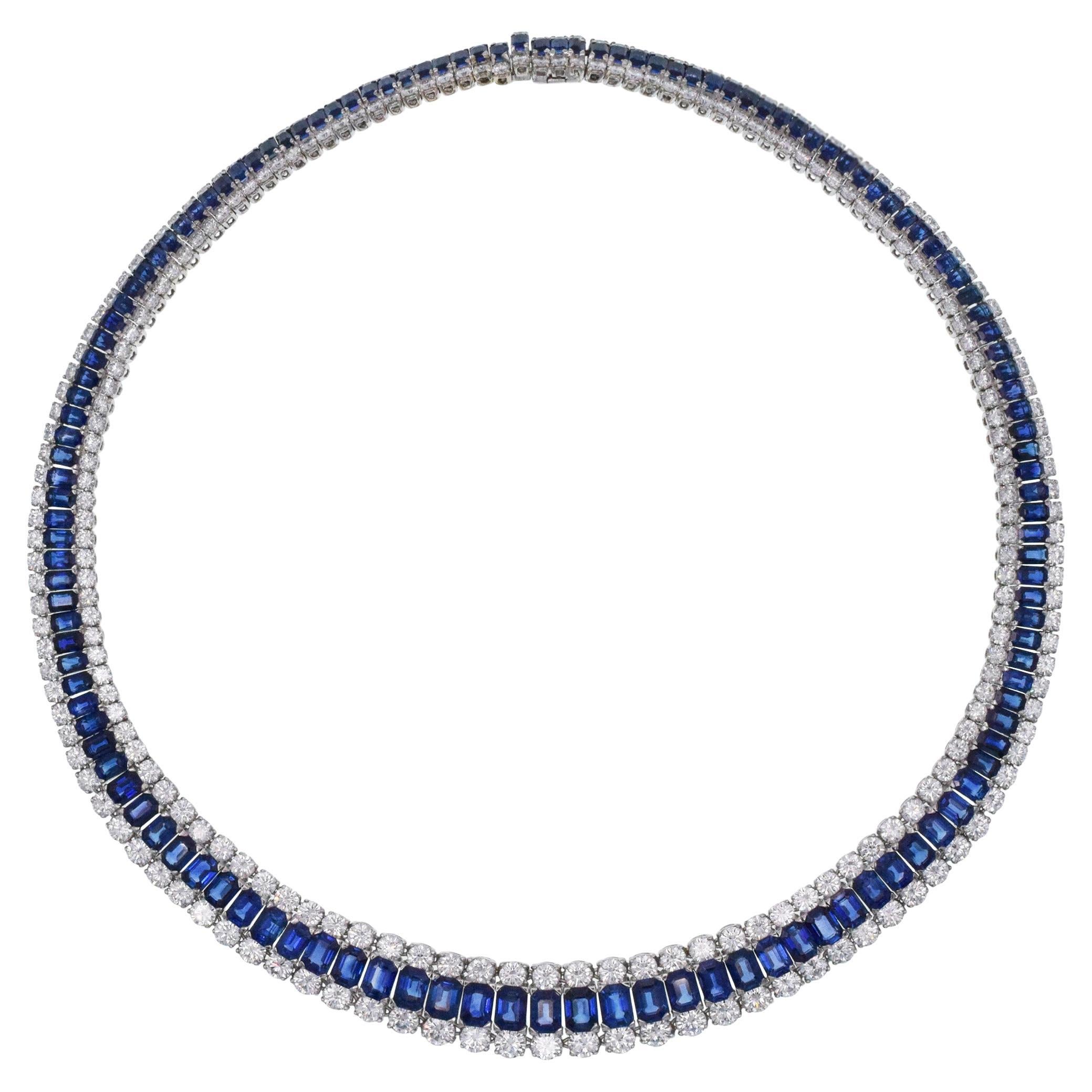 Collier MOLINA en saphirs et diamants