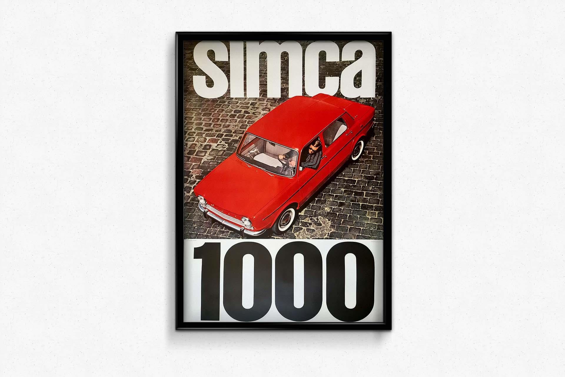 The Simca 1000 is a small car of the French manufacturer Simca. Launched a few days before August 15, 1961, it confirms the brand of Poissy in its rank of second French manufacturer. During its presentation at the Paris Motor Show on October 4,