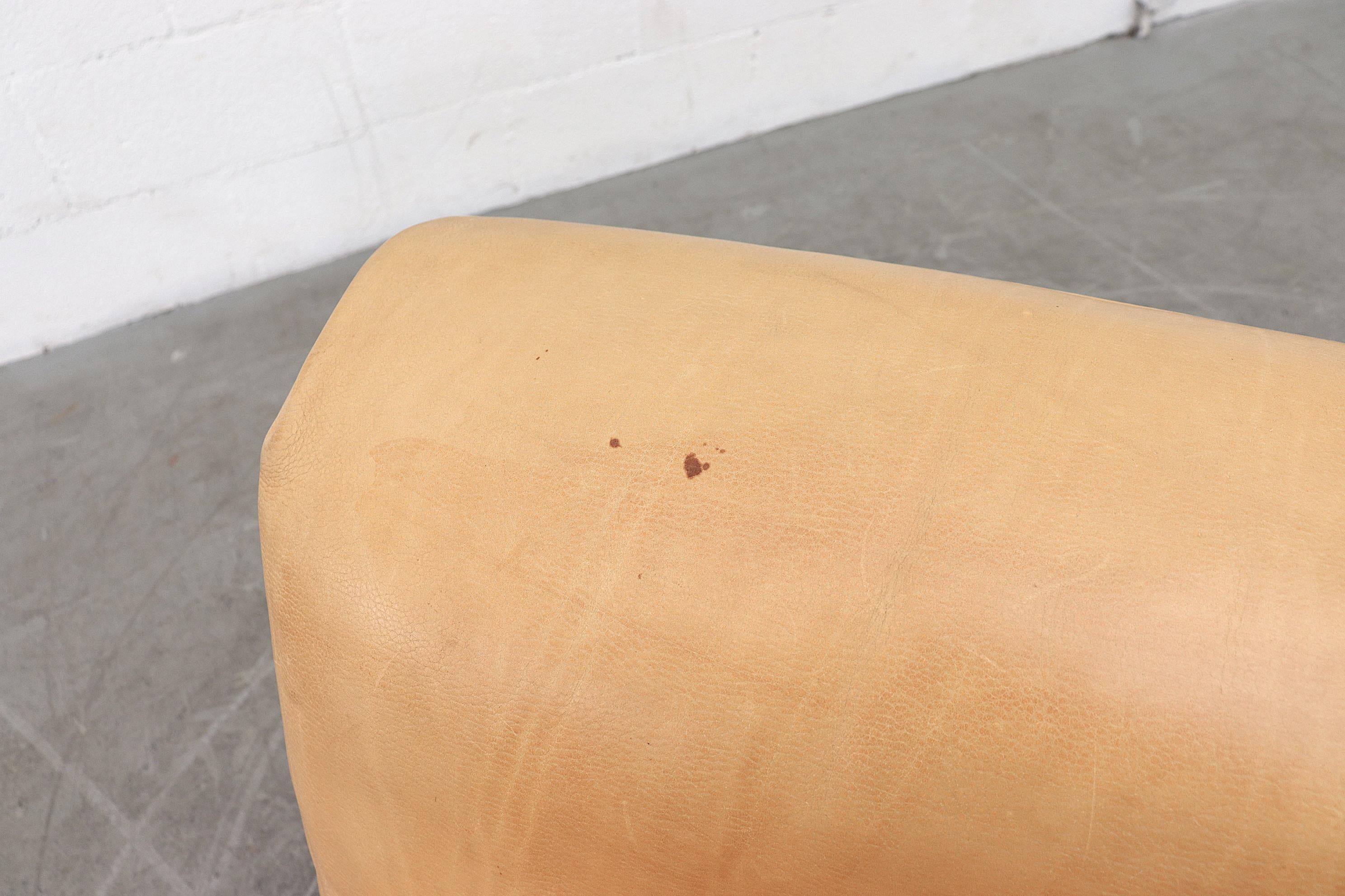 Late 20th Century Molinari Natural Leather 