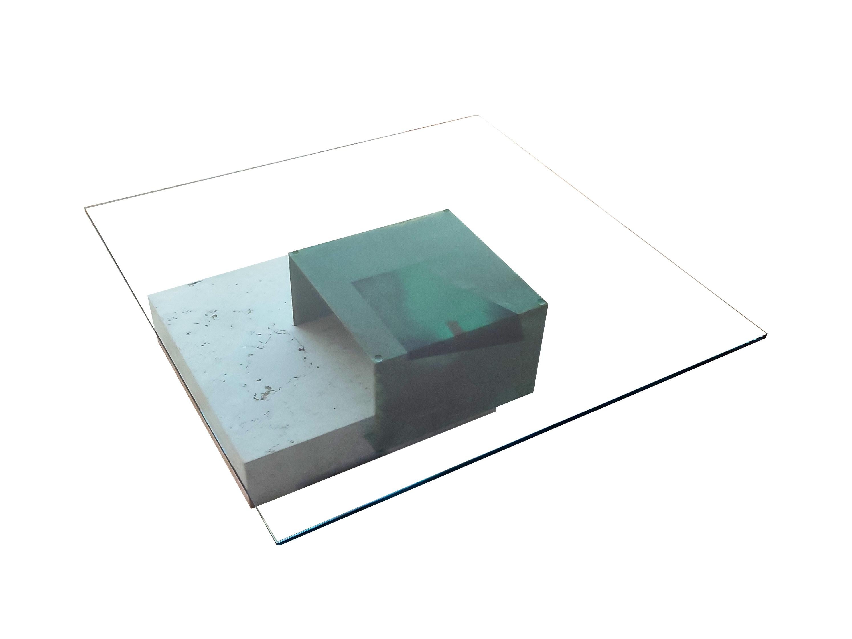 Moll Exclusive Table basse en pierre calcaire Campaspero avec métal oxydé au cuivre - Un design de luxe unique par Joaquín Moll
Cette table basse exclusive conçue par Joaquín Moll est un chef-d'œuvre unique en son genre. Elle est fabriquée en pierre