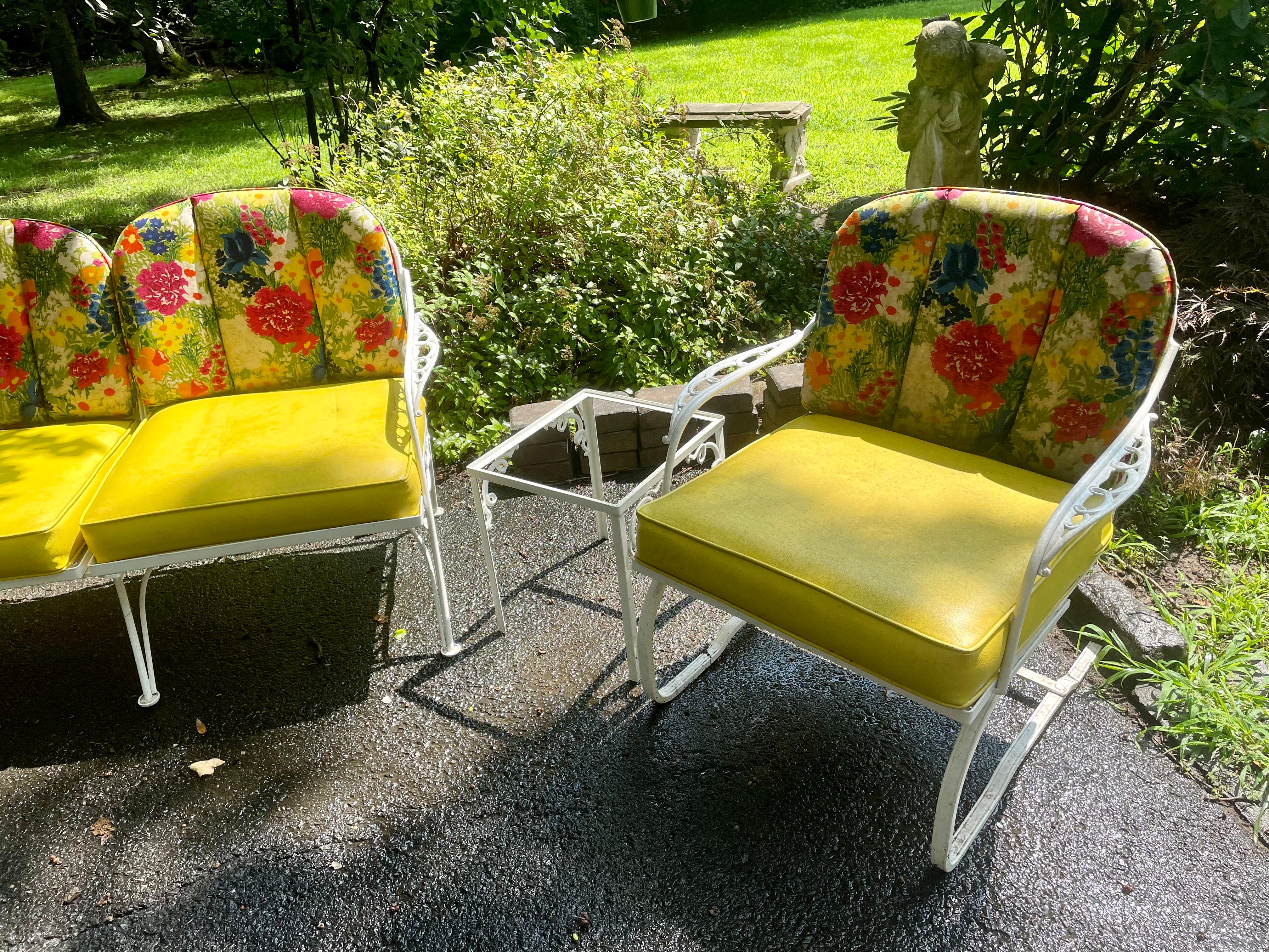 vintage patio cushions