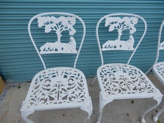 Molla Dining Chairs Figural Cast Aluminum