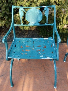 Molla Dining Set 5-Piece Shell and Sea Horse Pattern