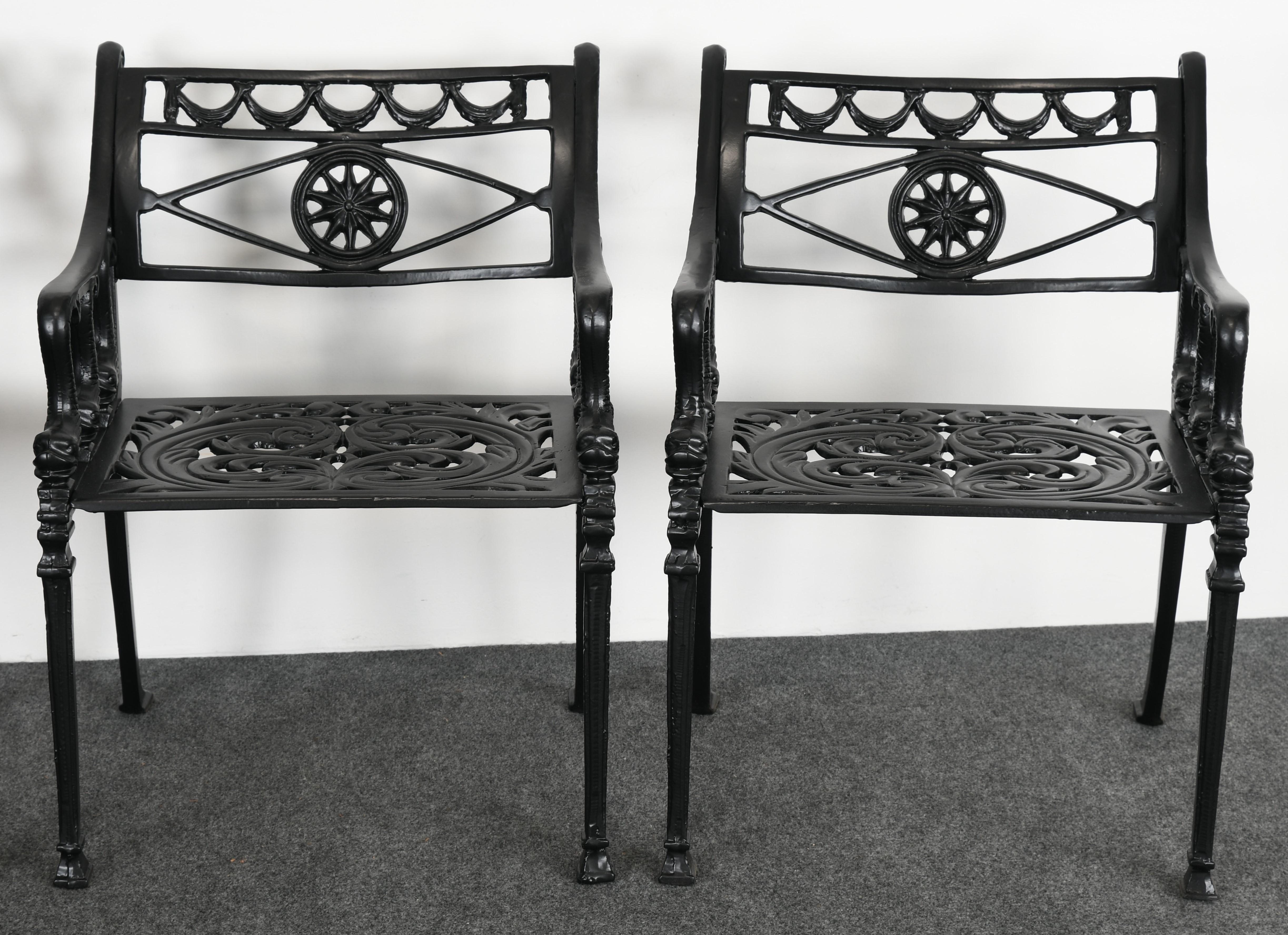 Late 20th Century Molla Five-Piece Dolphin Patio Set, 1980s