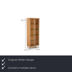 Möller Design Wood Set Brown Sideboard Showcase