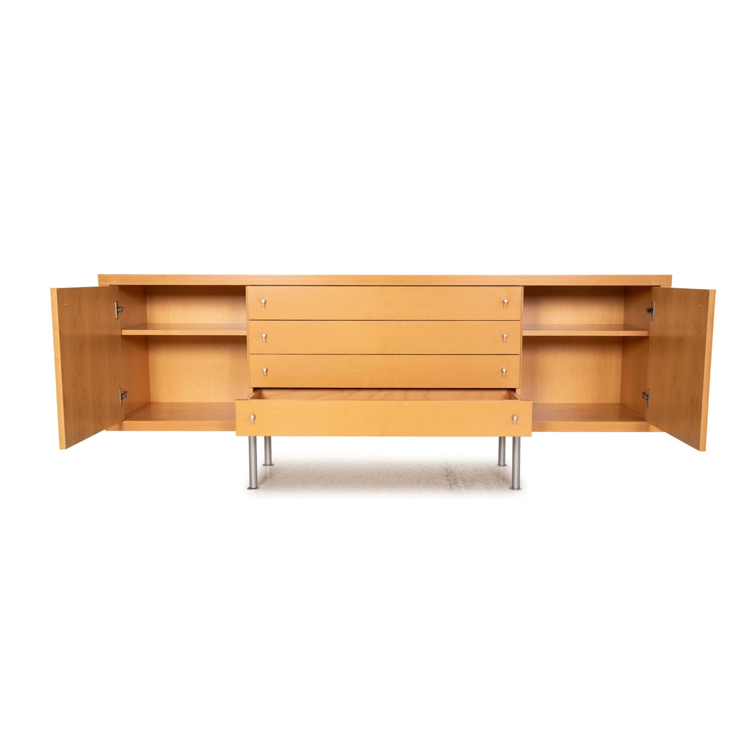 Modern Möller Design Wood Sideboard Brown For Sale