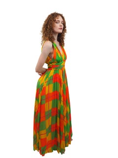 Mollie Parnis for Elizabeth Arden Chiffon Dress