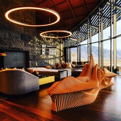 Parametric Plywood Seating - Mollusk Inspired CNC-Cut Modern Bench