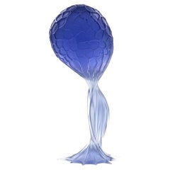 Molly Bloom Contemporary Scale Model Sculpture in Blue Resin by Karen Atta