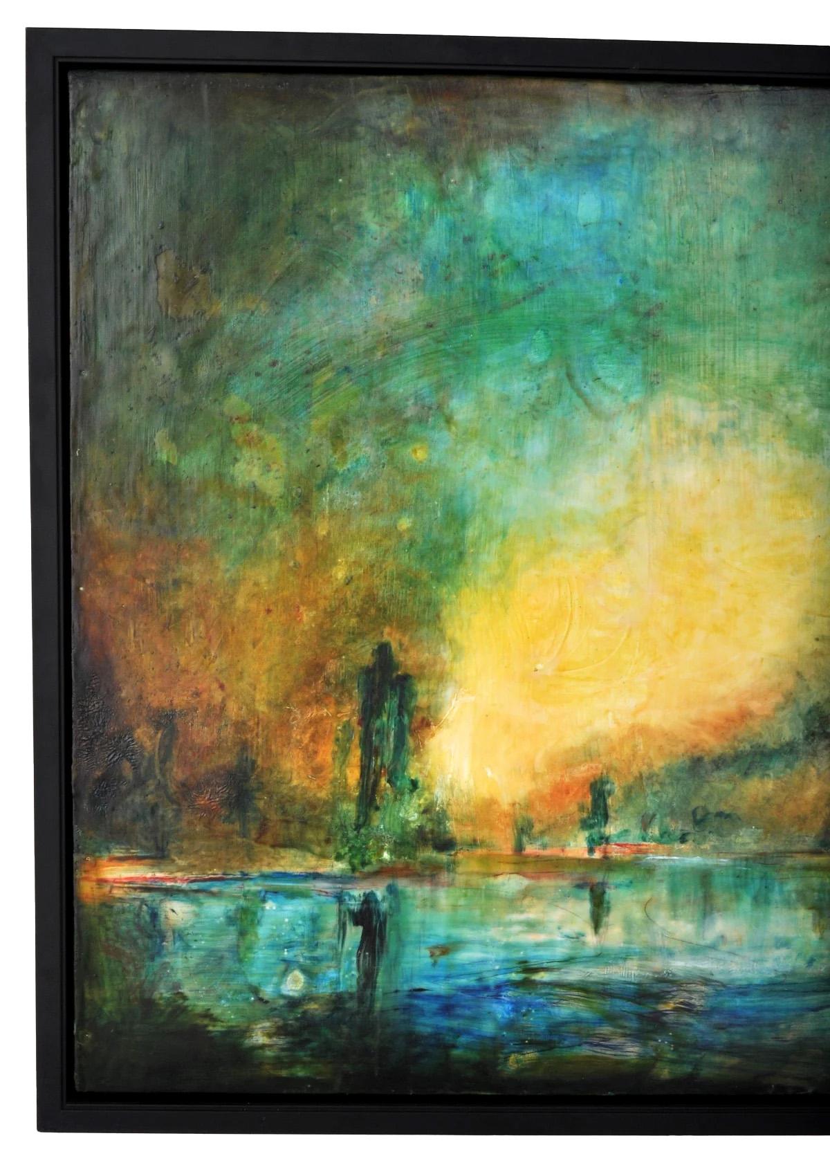Pintura encáustica modernista 
