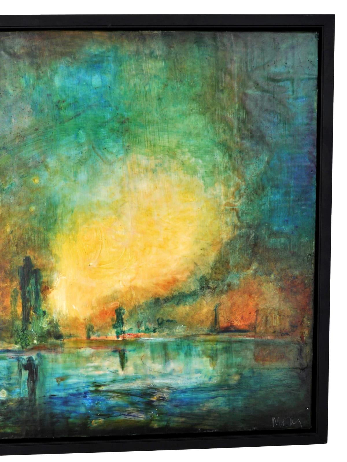 Pintura encáustica modernista 