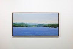 "Cool Blues" Landscape Oil Painting